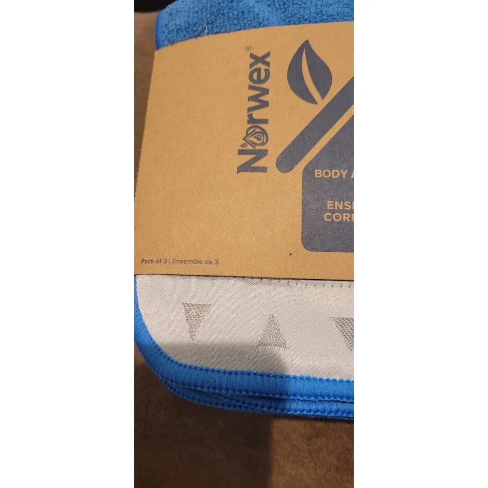 Norwex Set of 3 Body and Face Pack Marine Blue